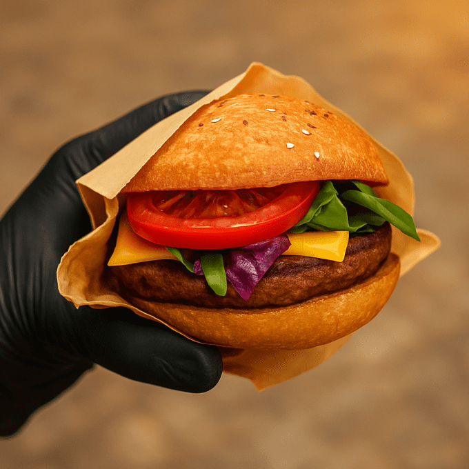 LE HAMBURGER VÉGÉTARIEN*