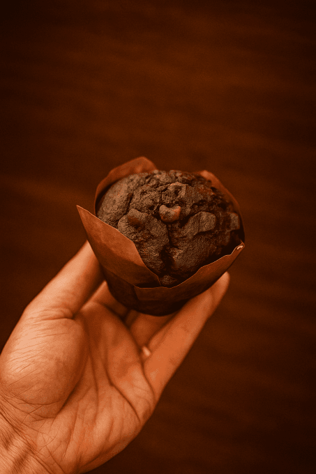 LE MUFFIN DOUBLE CHOCOLAT*